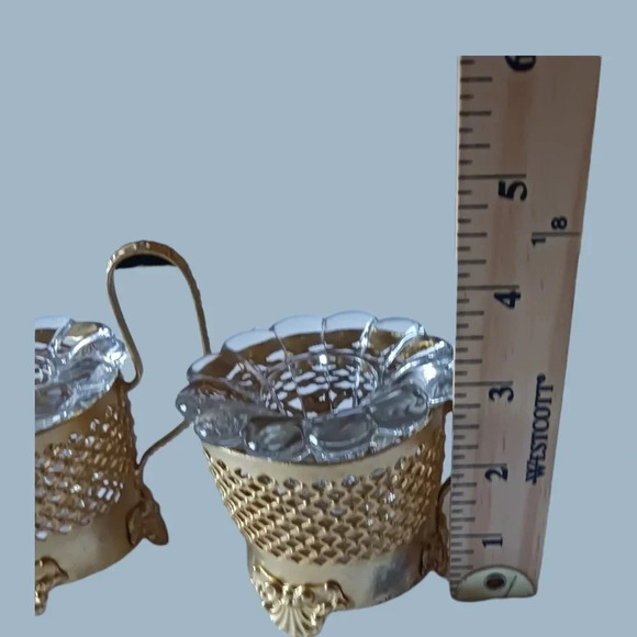 Set of 2 candle holder gold - Picture 8 of 8